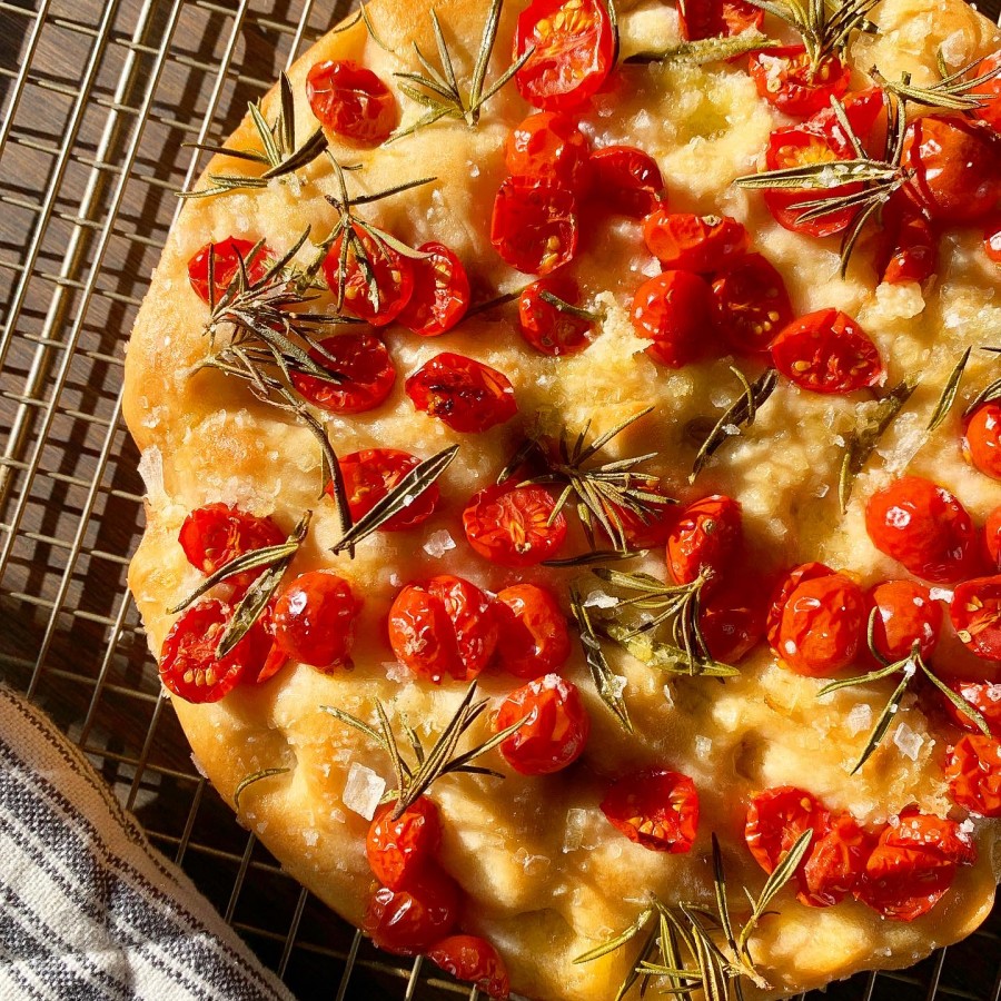 Baby Tomato and Rosemary Focaccia 