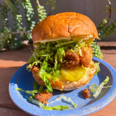 Pickle Brined Fried Chicken Sandwiches