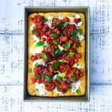 Roasted Tomato and Burrata Focaccia