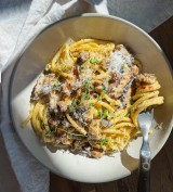 Creamy Mushroom and Sausage Pasta