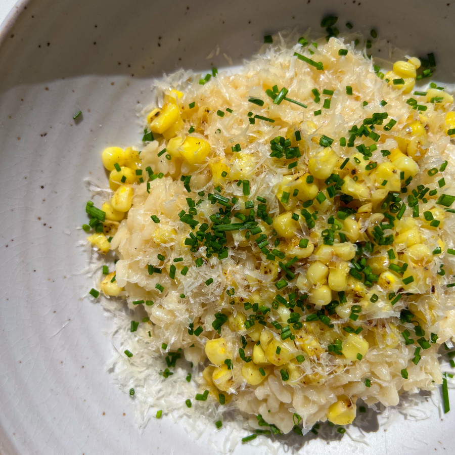 Sweet Corn Risotto