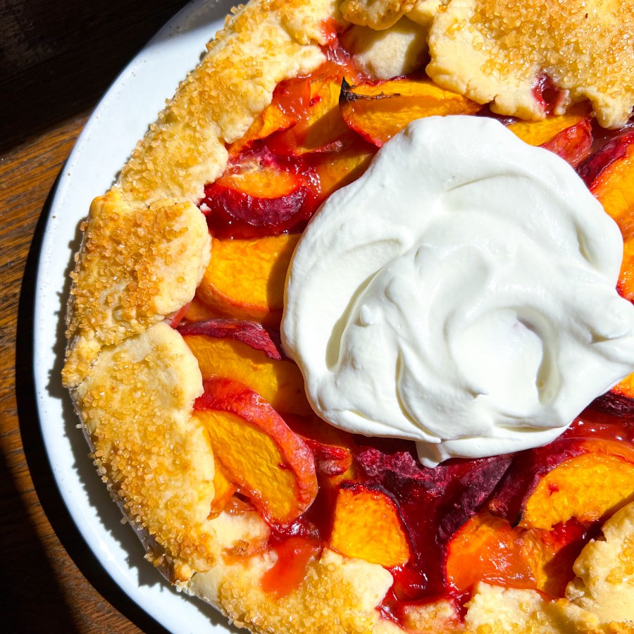 Bourbon Peach Crostata