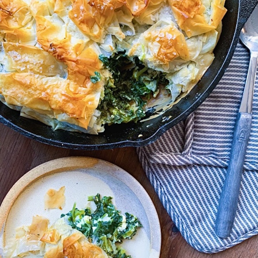 Skillet Spinach Pie