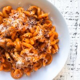 Creamy Tomato and Bacon Pasta