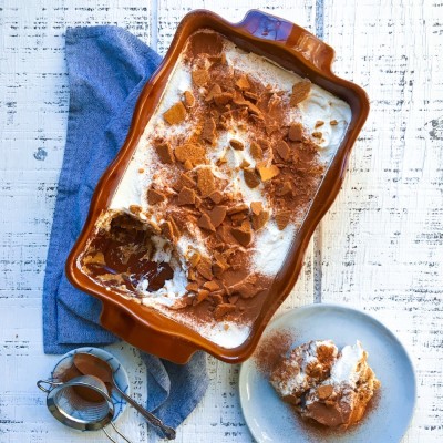 Pumpkin Gingersnap Icebox Cake