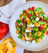 Mixed Sweet Pepper and Green Bean Salad