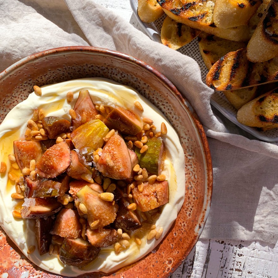 Whipped Ricotta with Figs and Honey