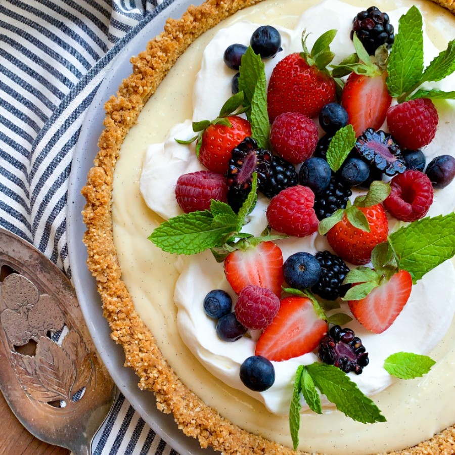 Mixed Berry Vanilla Bean Tart