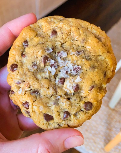 Chocolate Chip and Walnut Oatmeal Cookies