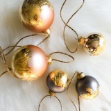 Gold Leaf Ornaments