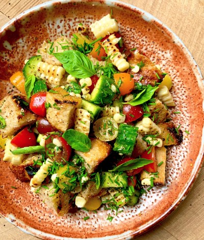 Grilled Summer Panzanella Salad