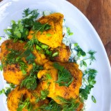 Turmeric Spiced Roast Chicken with Yogurt