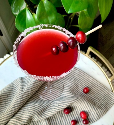 Cranberry Tea Gimlet