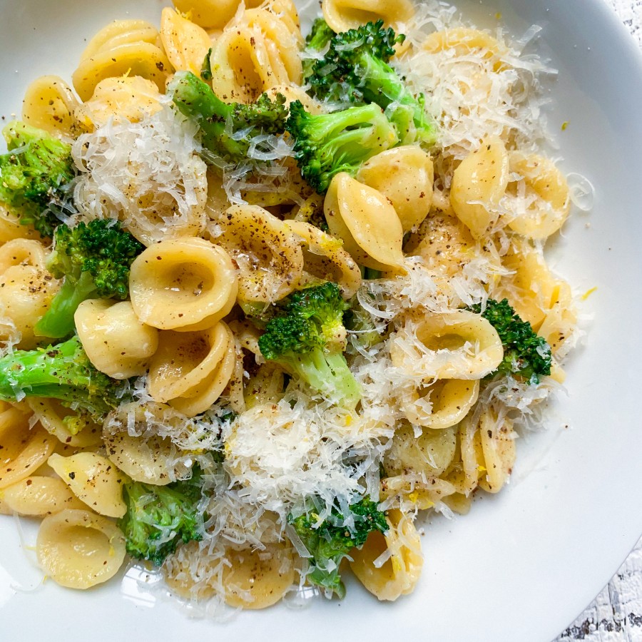 Brown Butter, Lemon and Broccoli Pasta