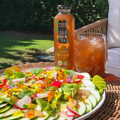 Zucchini, Avocado and Radish Salad with a Citrus Vinaigrette 