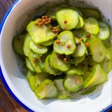 Quick Garlicky Pickles