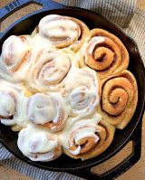 Skillet Cinnamon Rolls