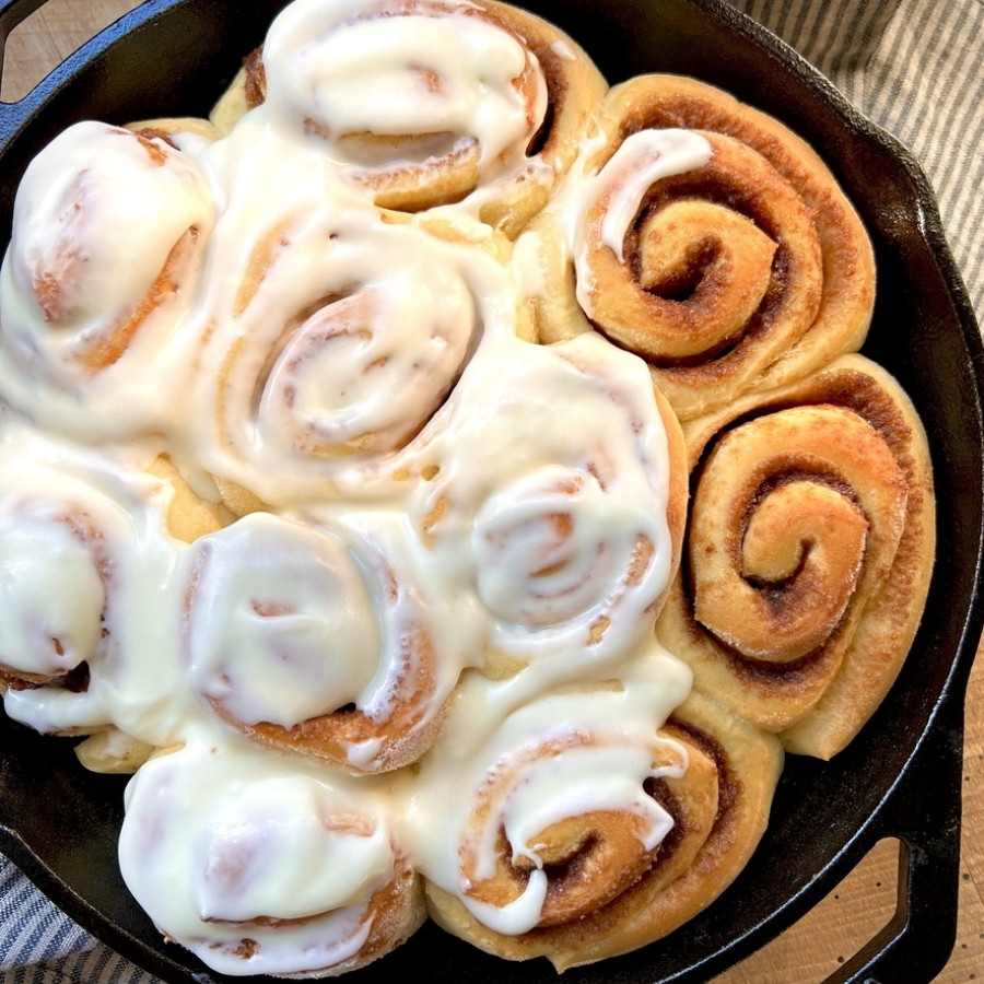 Skillet Cinnamon Rolls