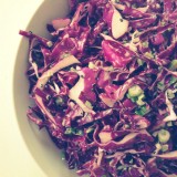 Crunchy Red Slaw