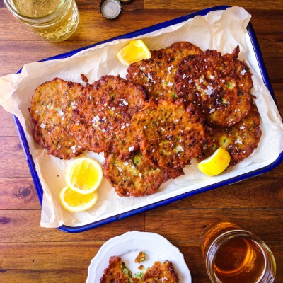 Dill and Lemon Zucchini Pancakes