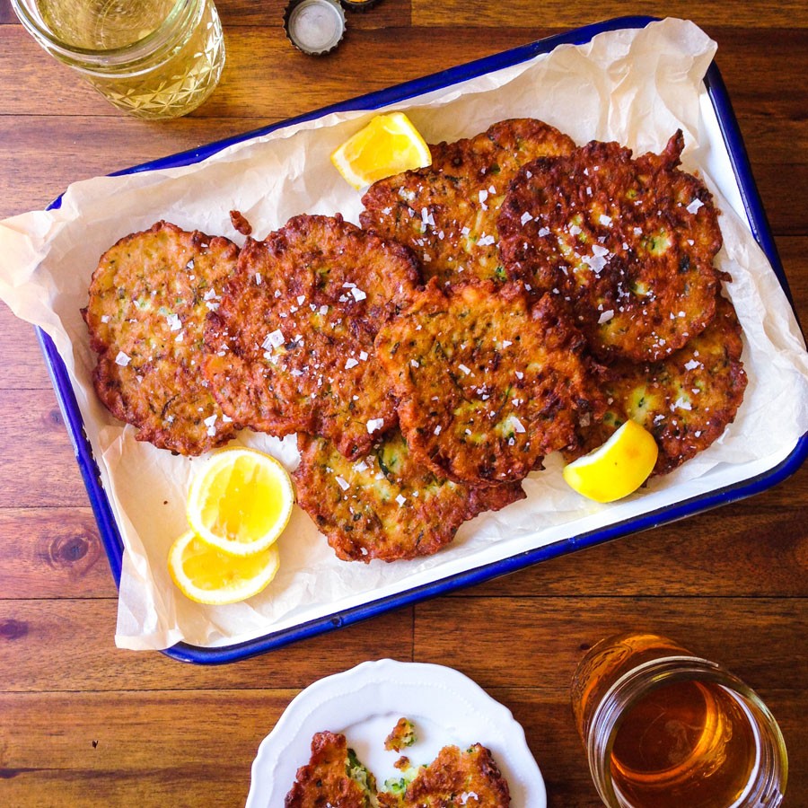 Dill and Lemon Zucchini Pancakes