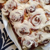 Sheet Pan Cinnamon Rolls