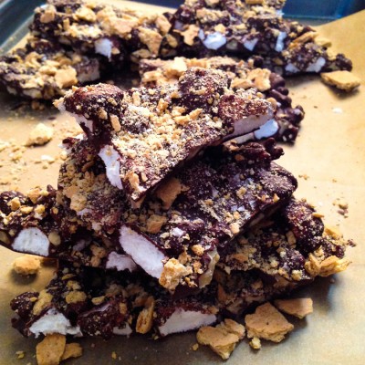 S'mores Chocolate Bark