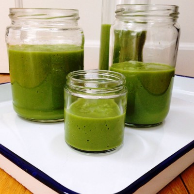 Greens, Apple and Banana Smoothie