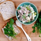 Chicken Salad with Apples, Grapes and Walnuts