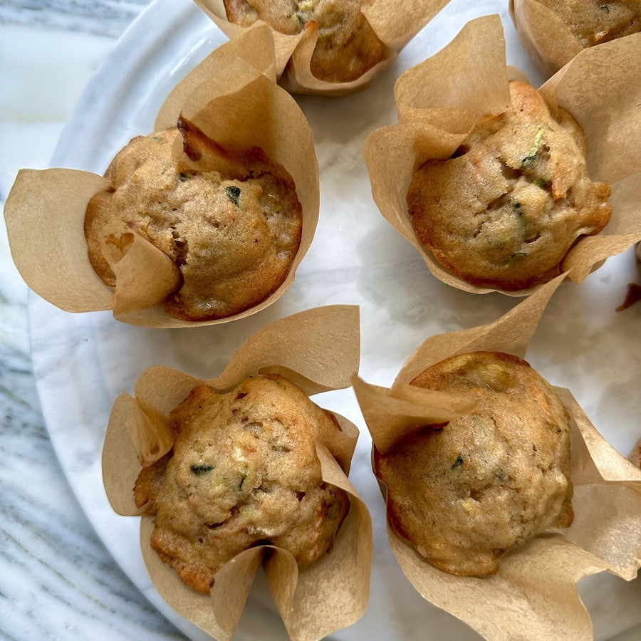 Banana, Zucchini and Carrot Muffins