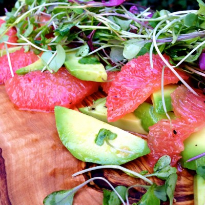 Grapefruit and Avocado Salad