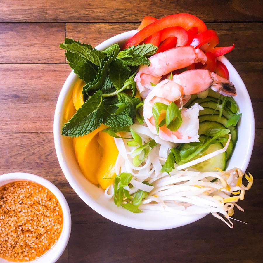 Spring Roll in a Bowl