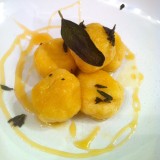 Ricotta Gnudi with Sage, Honey & Truffle Salt