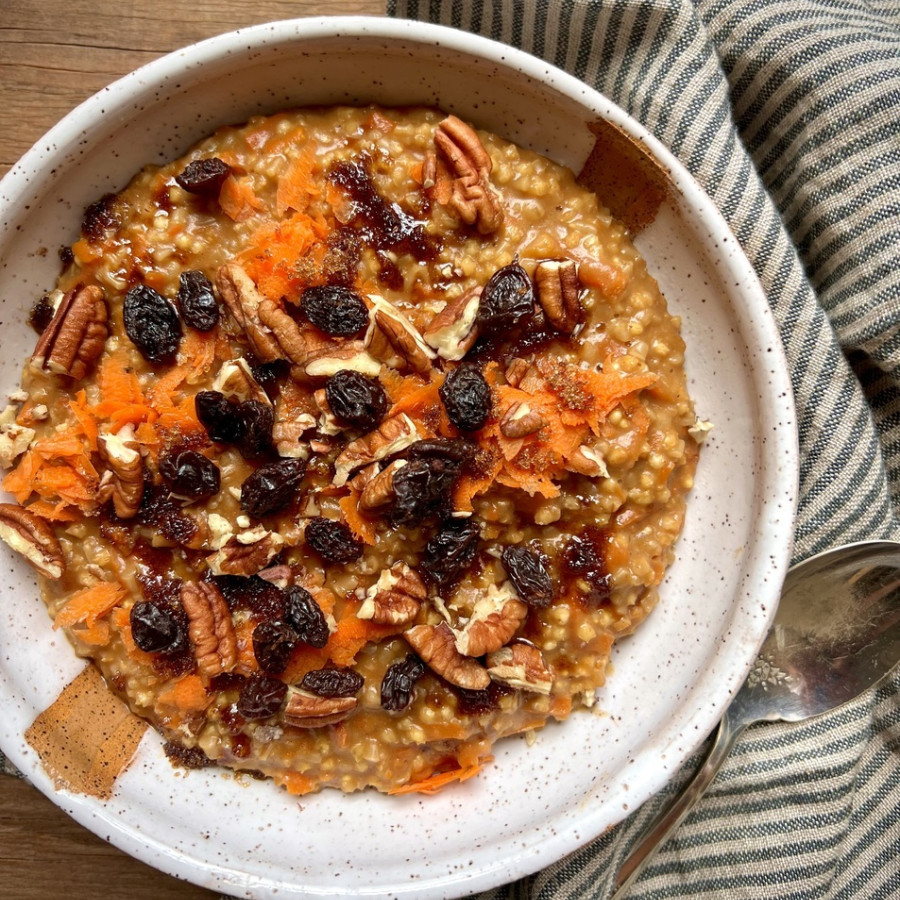 Spiced Carrot Cake Oatmeal