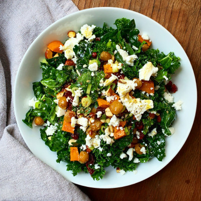 Meal-Prep Loaded Kale Salad