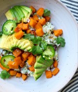 Sweet Potato and Black Bean Rice Bowls