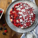 Mixed Berry Upside Down Cake