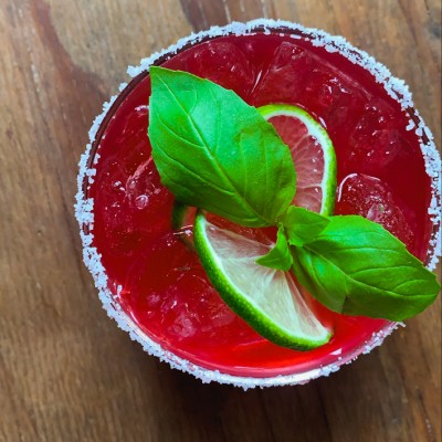 Hibiscus Basil Margarita