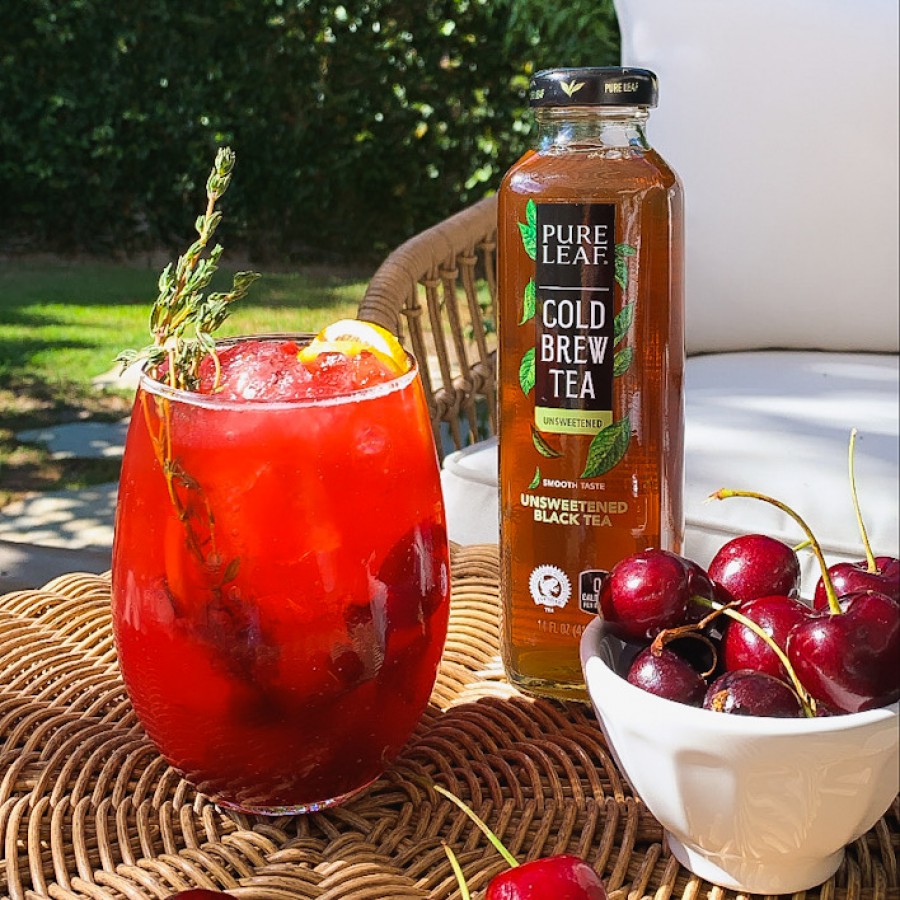 Cherry Smash Cold Brew Iced Tea