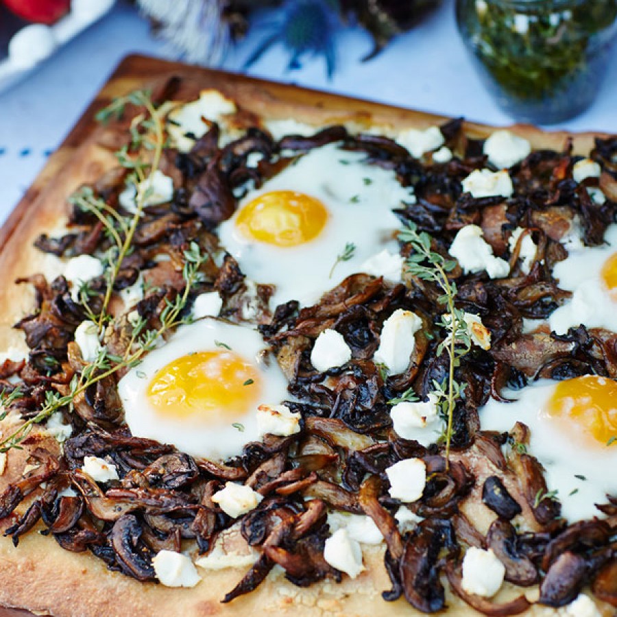 Mixed Mushroom and Thyme Flatbread