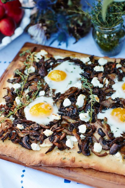 Mixed Mushroom and Thyme Flatbread