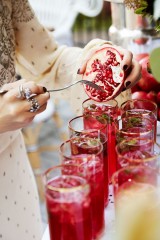 Pomegranate and Mint Cocktail